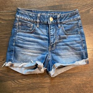 American Eagle | Denim Shorts | Hi-Rise Shortie | Super Stretch